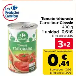 Carrefour Tomate triturado Carrefour Classic oferta