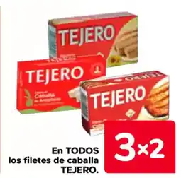 Carrefour TEJERO En todos los filetes de caballa oferta