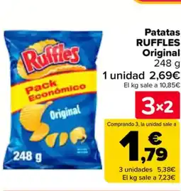 Carrefour RUFFLES Patatas Original oferta