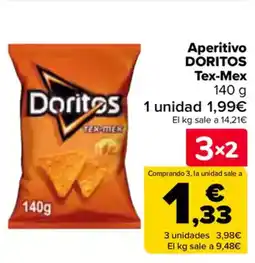 Carrefour DORITOS Aperitivo Tex-Mex oferta