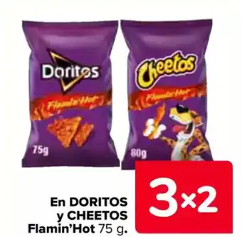 Carrefour DORITOS En y CHEETOS Flamin'Hot oferta