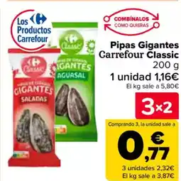 Carrefour Pipas Gigantes Carrefour Classic oferta