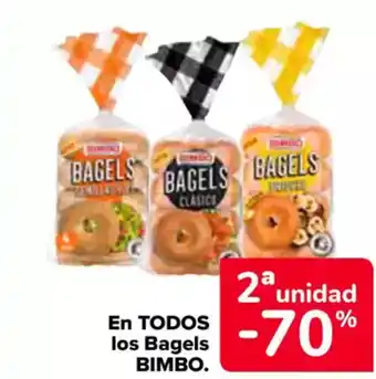 Carrefour BIMBO En todos los bagels oferta