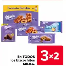 Carrefour MILKA En todos los bizcochitos oferta