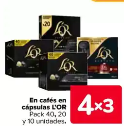 Carrefour L'OR En cafés en cápsulas oferta