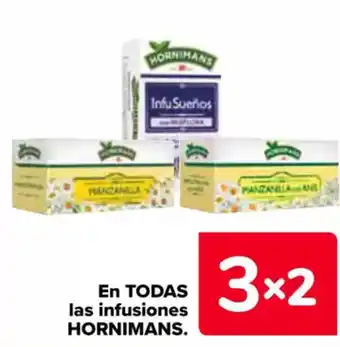 Carrefour HORNIMANS En todas las infusiones oferta