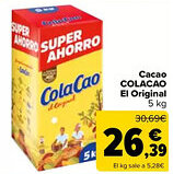 Carrefour COLACAO Cacao El Original oferta