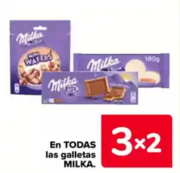 Carrefour MILKA En todas las galletas oferta