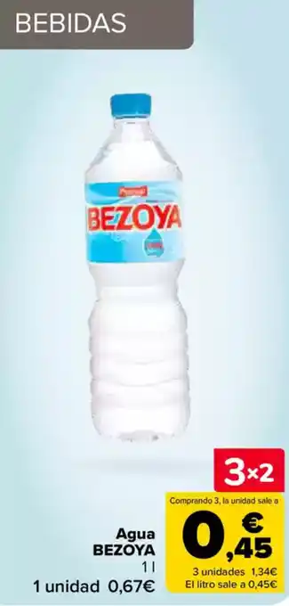 Carrefour BEZOYA Agua oferta