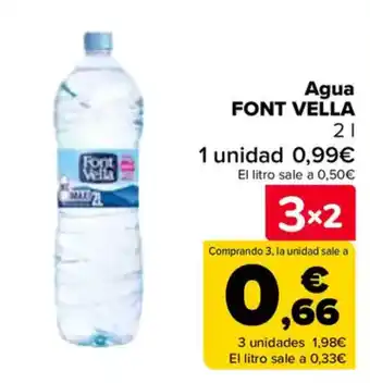 Carrefour FONT VELLA Agua oferta