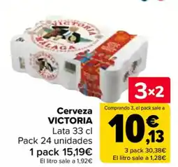 Carrefour VICTORIA Cerveza oferta