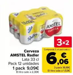 Carrefour AMSTEL Cerveza Radler oferta