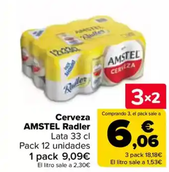 Carrefour AMSTEL Cerveza Radler oferta