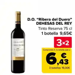 Carrefour DEHESAS DEL REY  D.O. "Ribera del Duero" oferta