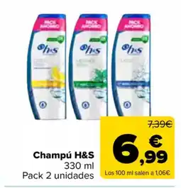 Carrefour Champú H&S oferta