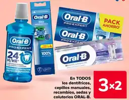 Carrefour ORAL-B En todos los dentifricos, cepillos manuales, recambios, sedas y colutorios oferta