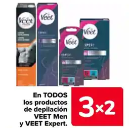 Carrefour VEET En todos los productos de depilación men y expert. oferta