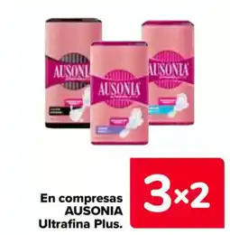 Carrefour AUSONIA En compresas ultrafina plus. oferta