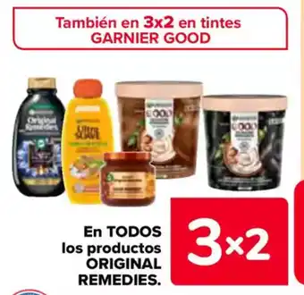 Carrefour ORIGINAL REMEDIES En todos los productos oferta