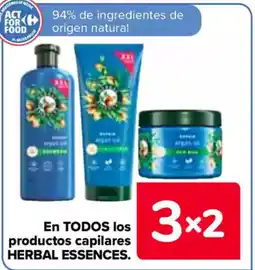 Carrefour HERBAL ESSENCES En todos los productos capilares oferta
