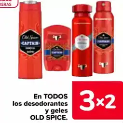 Carrefour OLD SPICE En todos los desodorantes y geles oferta