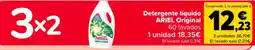 Carrefour ARIEL Detergente líquido Original oferta