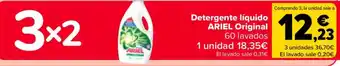 Carrefour ARIEL Detergente líquido Original oferta