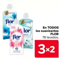 Carrefour FLOR En todos lor los suavizantes oferta