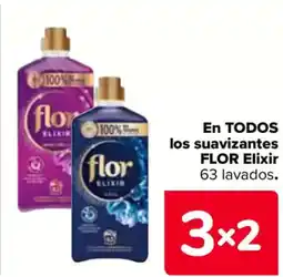 Carrefour FLOR En todos los suavizantes elixir oferta