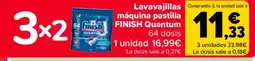Carrefour FINISH Lavavajillas máquina pastilla Anish Quantum oferta