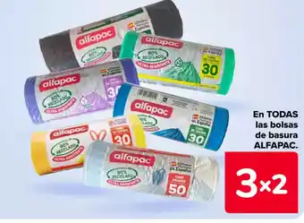 Carrefour ALFAPAC En todas las bolsas de basura oferta