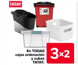 Carrefour TATAY En todas cajas ordenación y cubos oferta