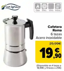 Carrefour Cafetera Roma oferta
