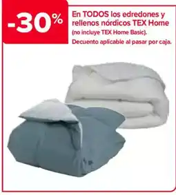 Carrefour En todos los edredones y rellenos nórdicos tex home oferta