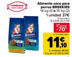 Carrefour BREKKIES Alimento seco para perros oferta