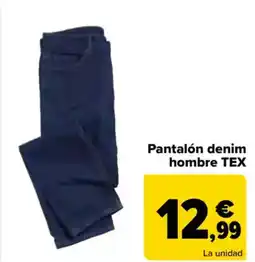 Carrefour TEX Pantalón denim hombre oferta