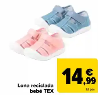 Carrefour TEX Lona reciclada bebé oferta