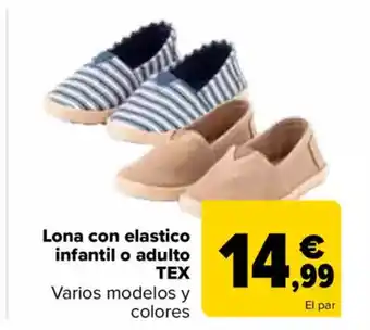 Carrefour TEX Lona con elastico infantil o adulto oferta