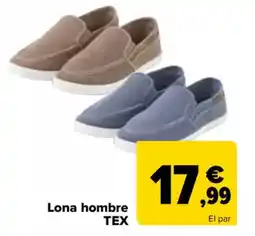 Carrefour TEX Lona hombre oferta