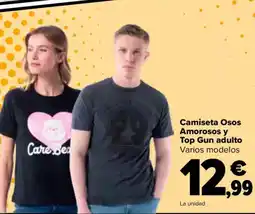 Carrefour Camiseta Osos Amorosos y Top Gun adulto oferta