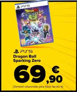 Carrefour Dragon Ball Sparking Zero oferta