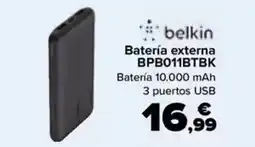 Carrefour BELKIN Batería externa BPB011BTBK oferta
