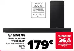 Carrefour SAMSUNG Barra de sonido HW-B650D/ZF oferta