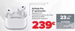 Carrefour AirPods Pro 2ª generación oferta