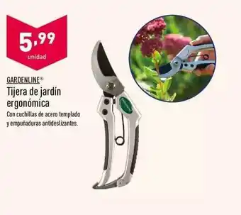 ALDI Gardeline Tijera de jardín ergonómica oferta