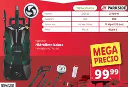 Lidl PARKSIDE Hidrolimpiadora oferta