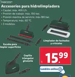 Lidl PARKSIDE® Accesorios para hidrolimpiadora oferta