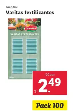 Lidl GRANDIOL Varitas fertilizantes oferta