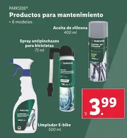 Lidl PARKSIDE Productos para mantenimiento oferta