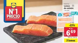 Lidl Lomos de salmón oferta